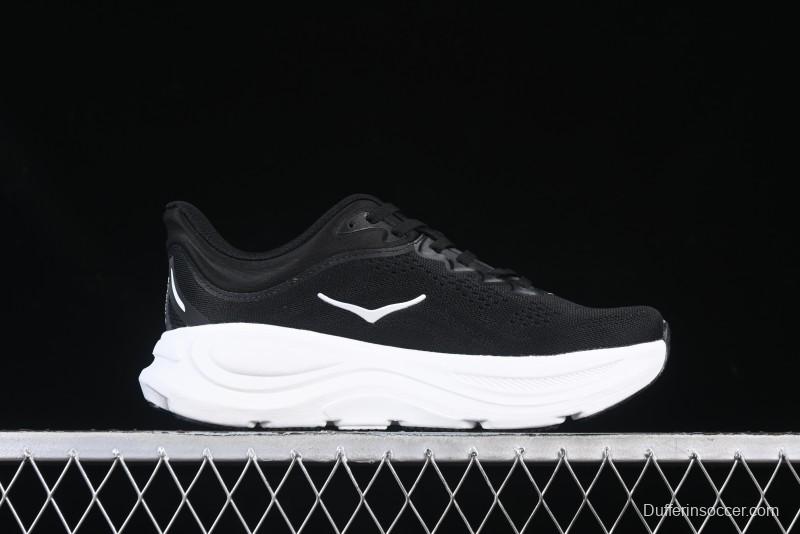 HOKA ONE ONE Bondi 9 Knit Lightweight Casual Running Shoes - 1162012 BWHT