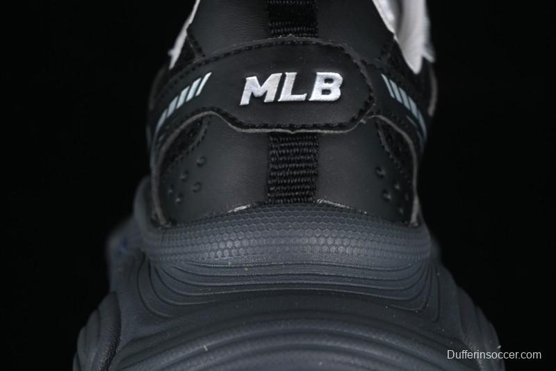 New York Yankees MLB Winner Chunky Height Increasing Thick Sole Running Shoes - 3ASHWD15N50BKS