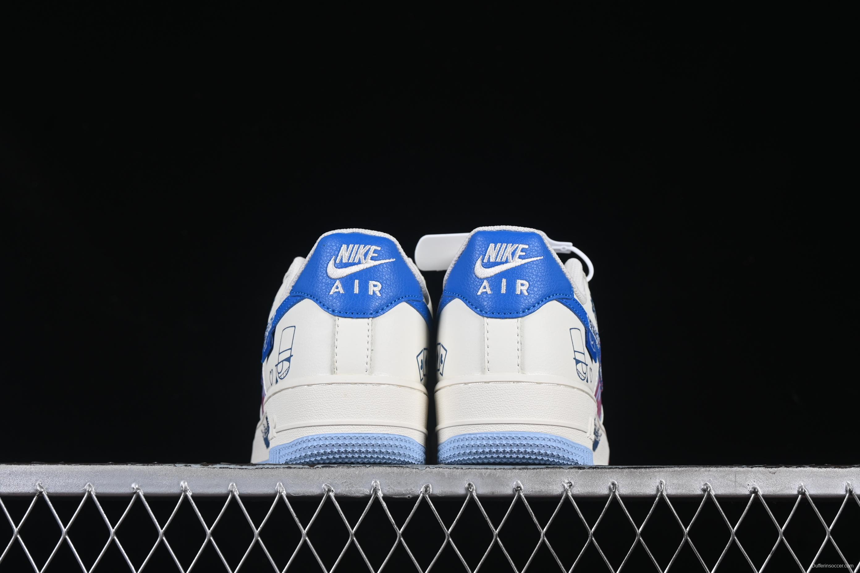 Nike Air Force 1'07 Low Kaito Kuroba Sneakers Inspired by Detective Conan Manga Series - DB3301-121