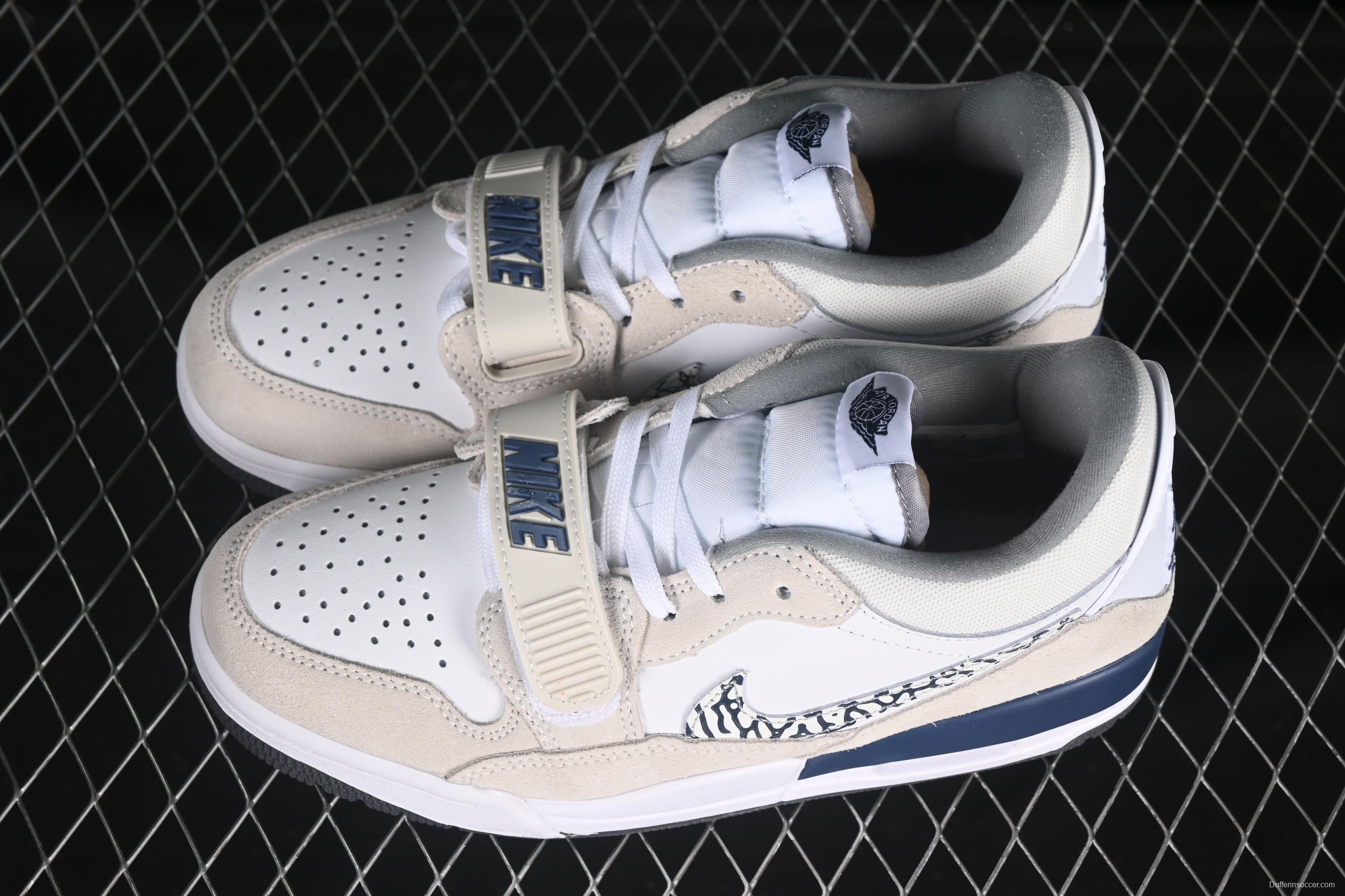 Nike Air Jordan Legacy 312 Low Sneakers with Velcro Strap and Triple Design - CD7069-124