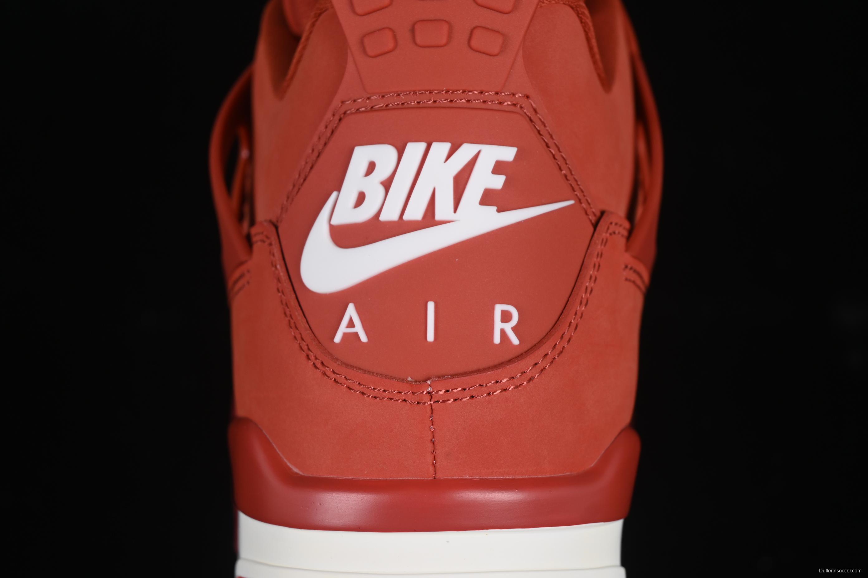 Nike Air Jordan 4 Retro OG "Brick By Brick" High-Top Sneakers with Suede and Leather Upper - HF4340-800