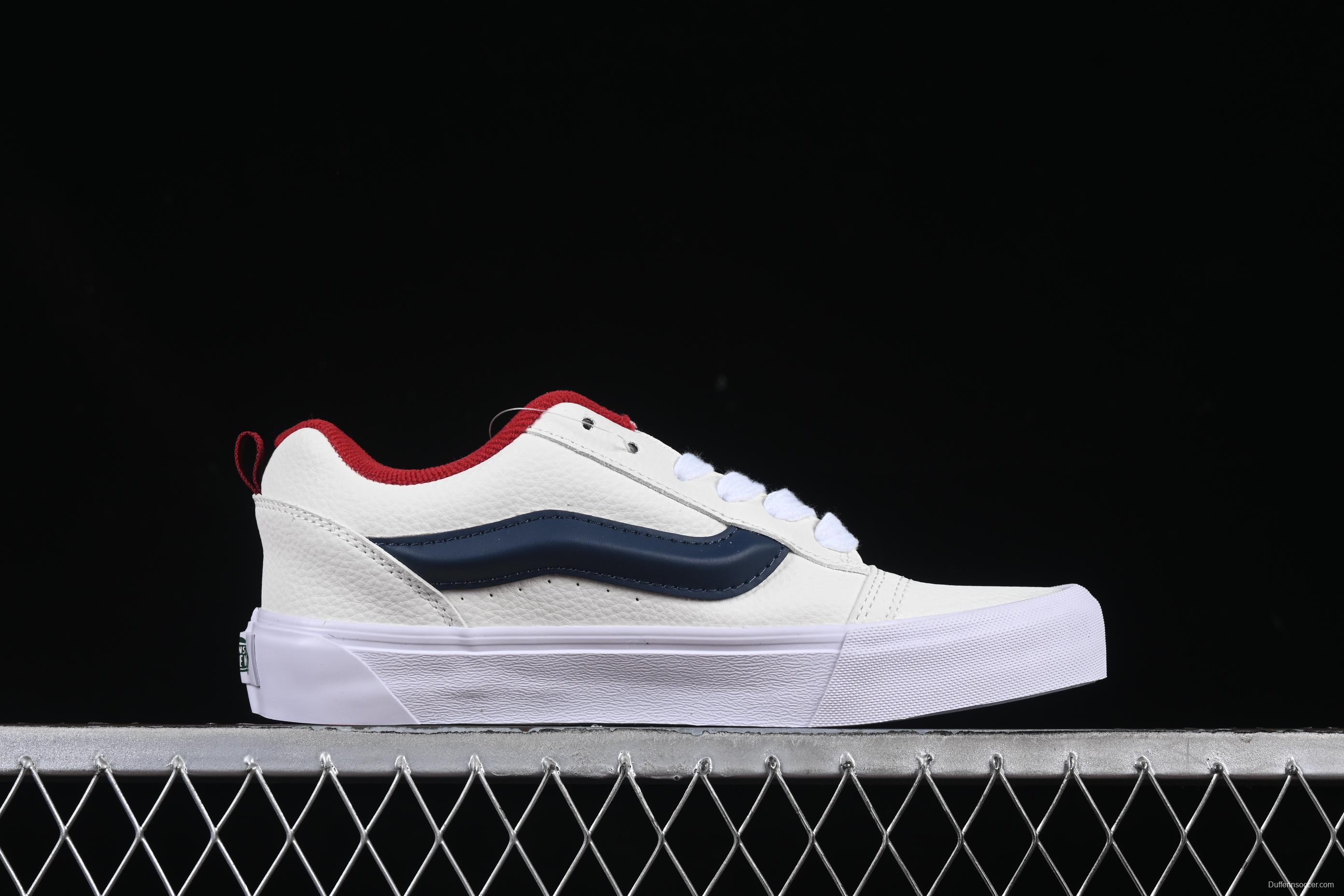 Vans Knu Skool Low Top Retro Chunky Sneakers with Oversized Logo - VN0009QC377
