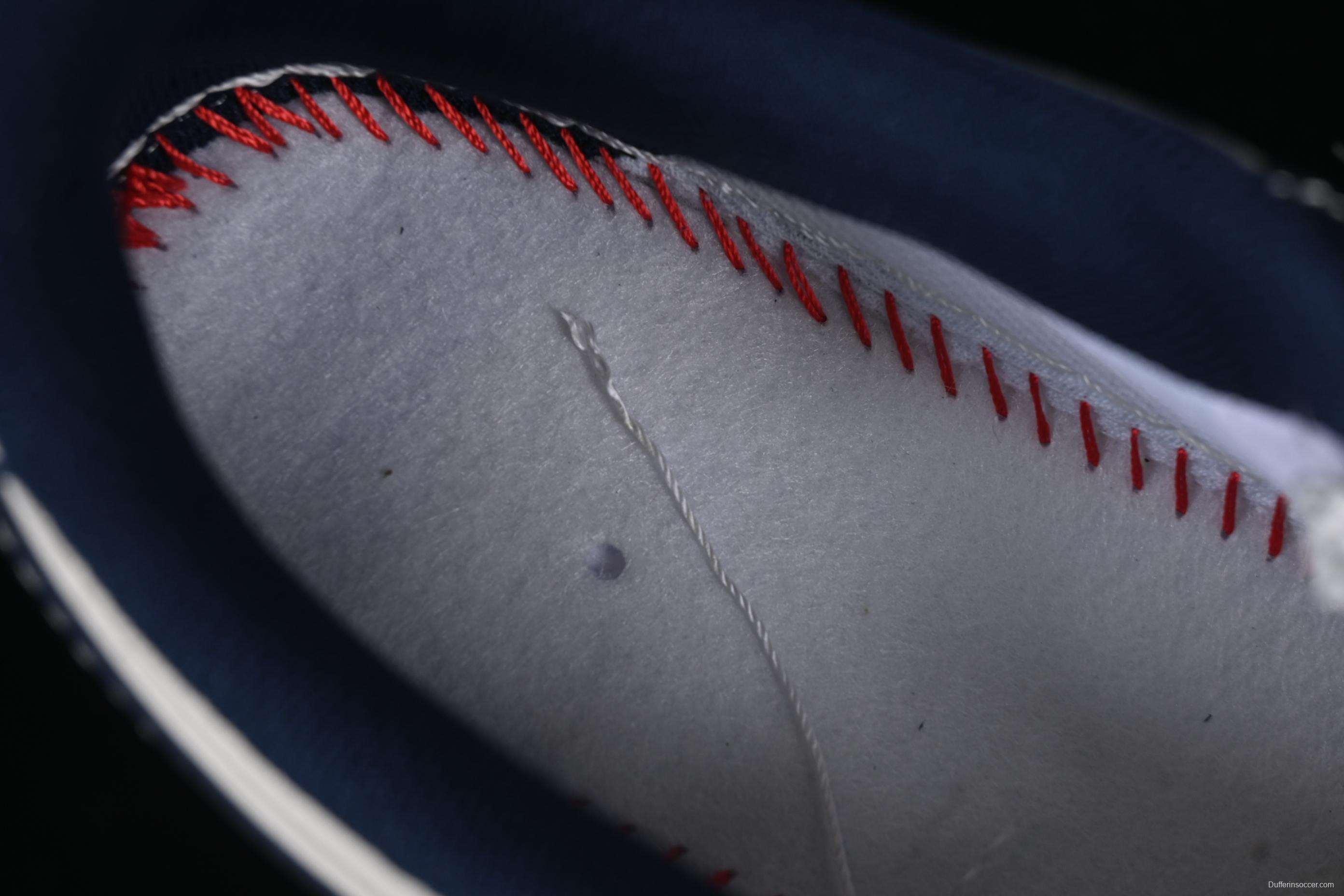 Nike Air Force 1 '07 Low Supreme Collaboration Dark Blue Swoosh Casual Sneakers - XS1958-524