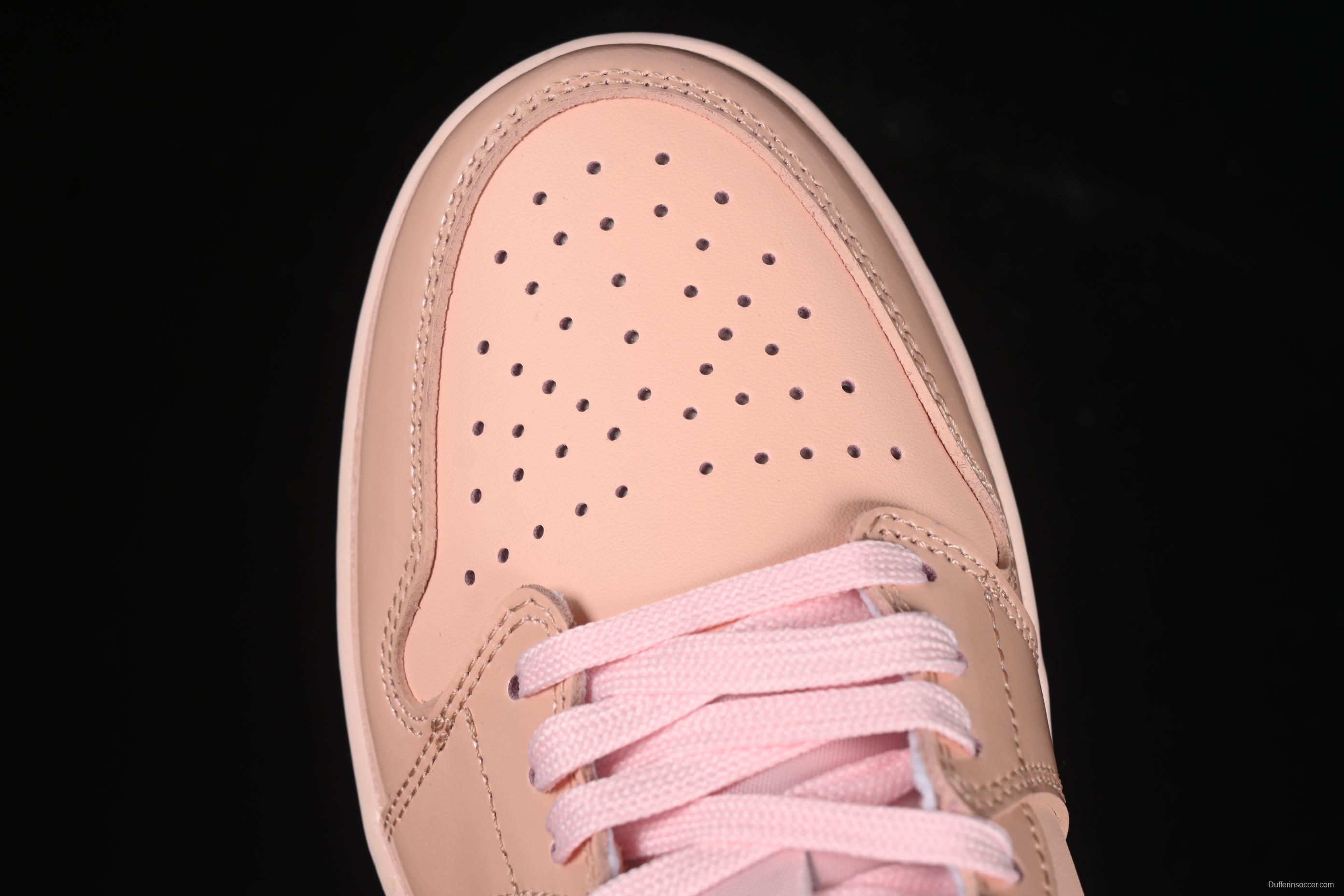 Nike Air Jordan 1 Low AJ1 Valentine's Day Jelly Pink Low Top Lifestyle Basketball Shoes - HF3174-600