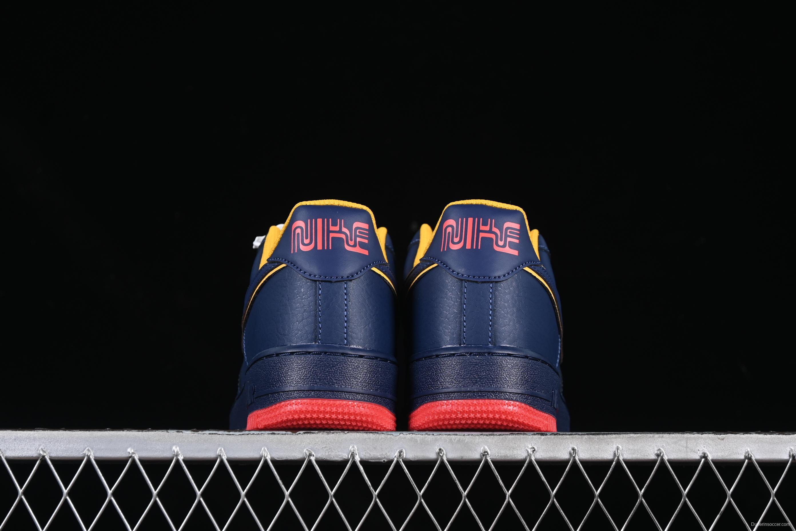 Nike Air Force 1'07 Low Casual Sneakers with Full-Length Air Cushion - HV5752-410