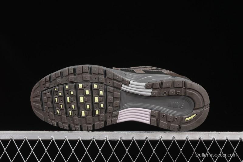 Nike P-6000 Prm Retro Casual Sneakers with Layered Design - CD6404-202