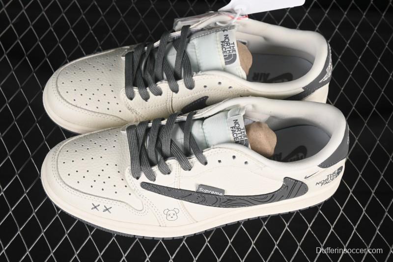 Nike Travis Scott x Fragment Design x Air Jordan 1 Low OG SP AJ1 Low Top Casual Sneakers - XS2024-013