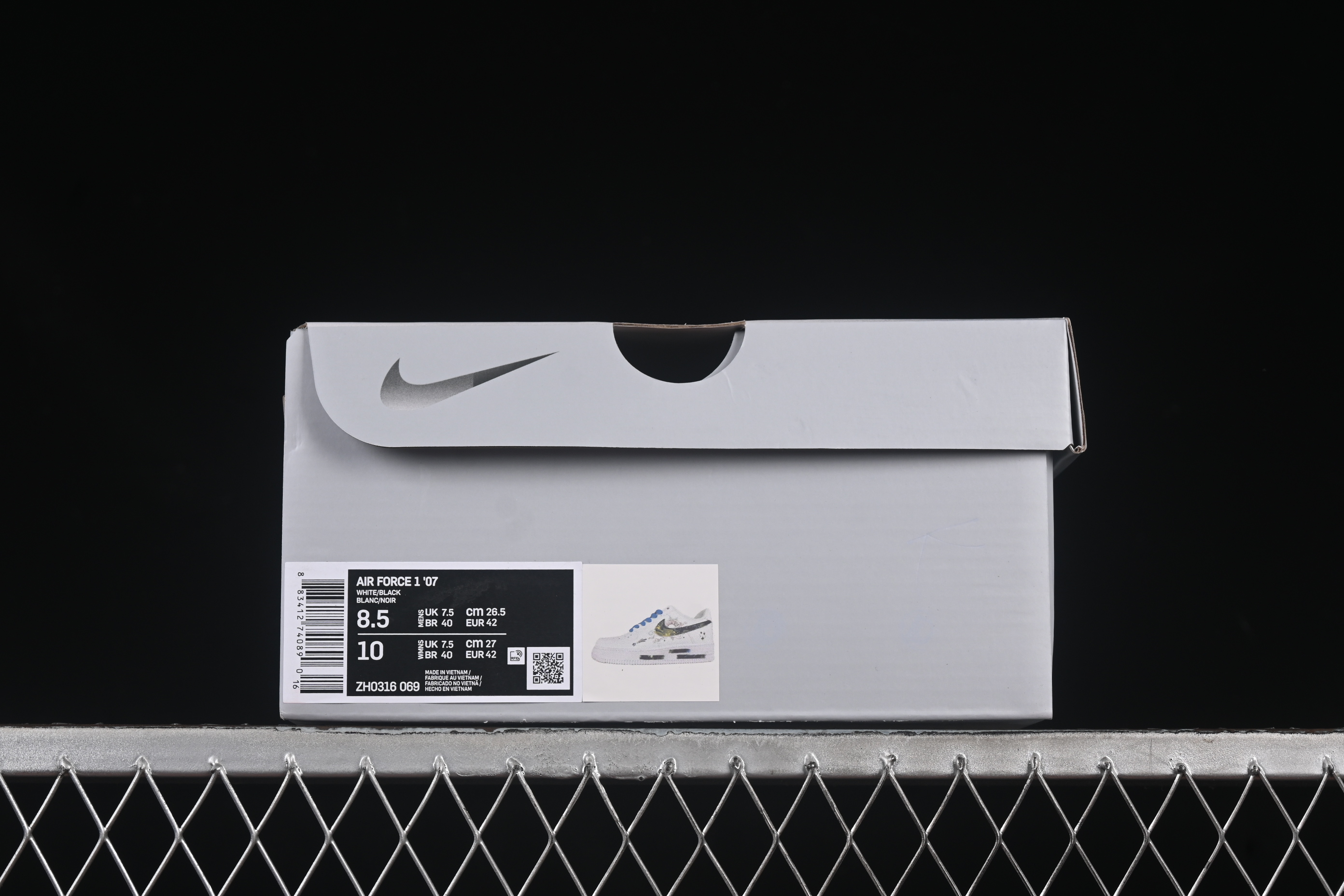 Nike Air Force 1'07 Low Zodiac Series Casual Sneakers with Full-Length Air Cushion - ZH0316-069