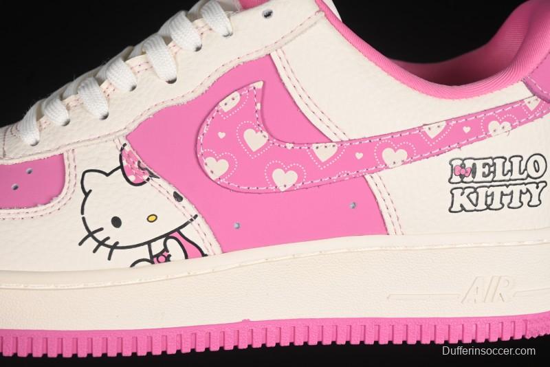 Nike Air Force 1 '07 Low Cartoon Cat Collaboration Pink Cartoon Cat Casual Sneakers - KK1988-082