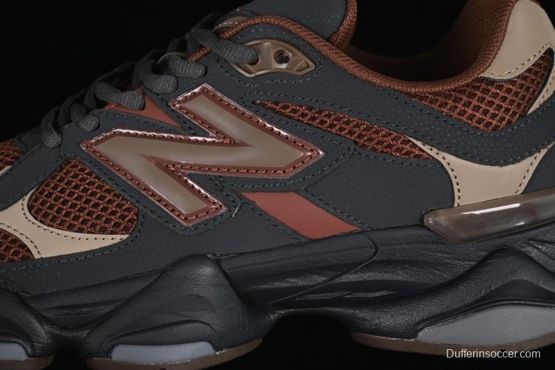 Joe Freshgoods x New Balance 9060 Retro Casual Running Sneakers with ABZORB Cushioning - U9060RFB