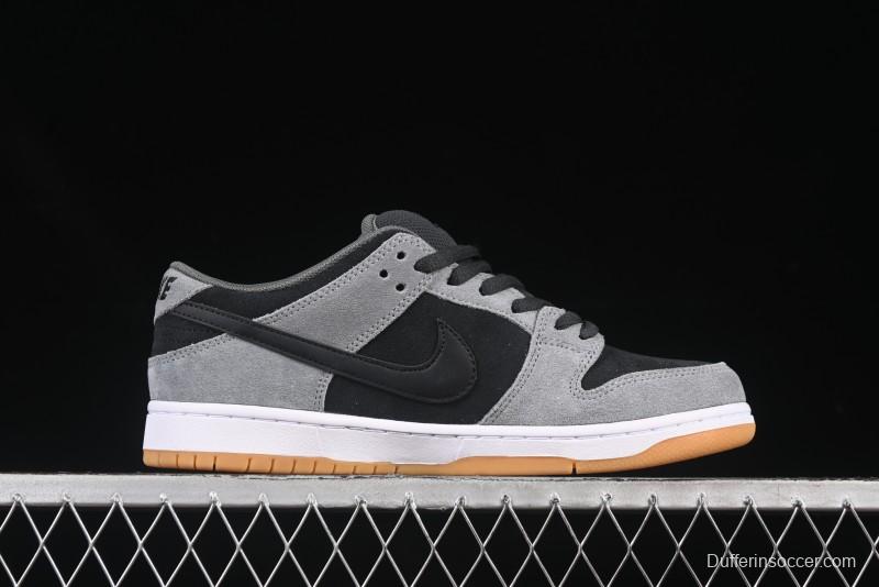 Nike SB Dunk Low Black Grey Low-Top Casual Skate Shoes - HF3063-001