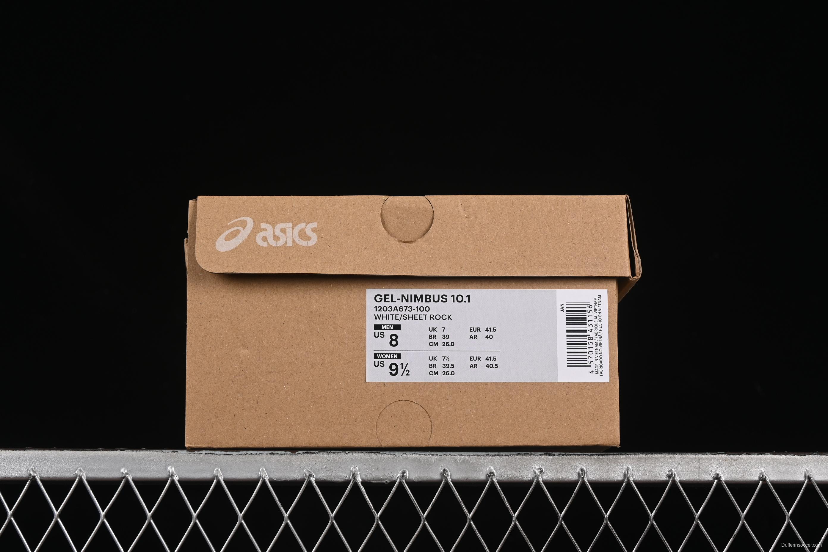 Asics Gel-Nimbus 10.1 Retro Breathable Casual Shoes with Cushioning for Men - 1203A673-100