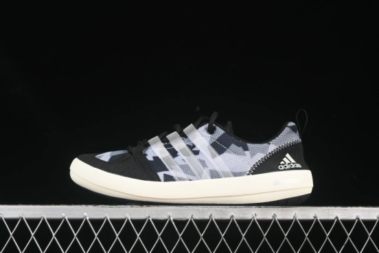 Adidas Climacool Boat Lace Graphic Running Shoes with Breathable Mesh and Cushioned Sole - BA8397
