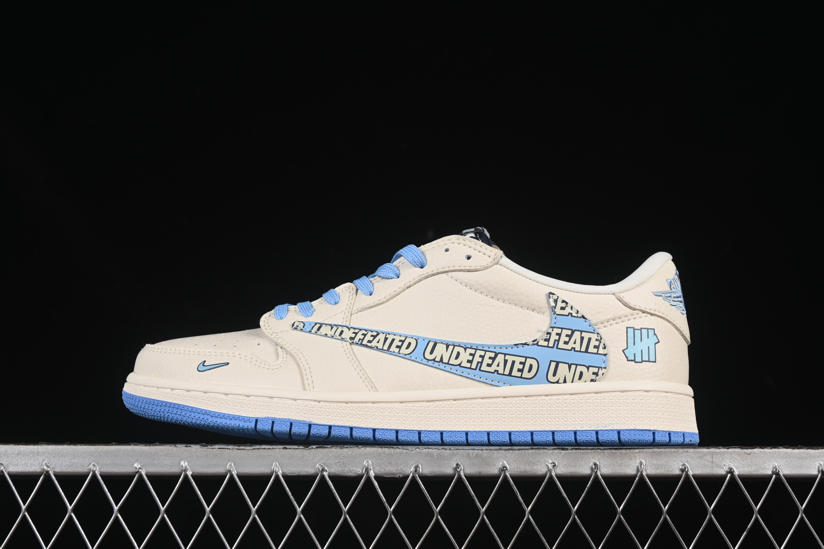 Nike Travis Scott x Fragment Design x Air Jordan 1 Low OG SP AJ1 UN Collaboration Sneakers - LD2025-013
