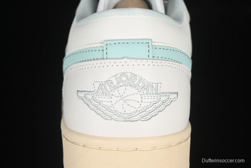 Nike Air Jordan 1 Low AJ1 White Mint Green Low-Top Casual Lifestyle Sneakers - DC0774-134