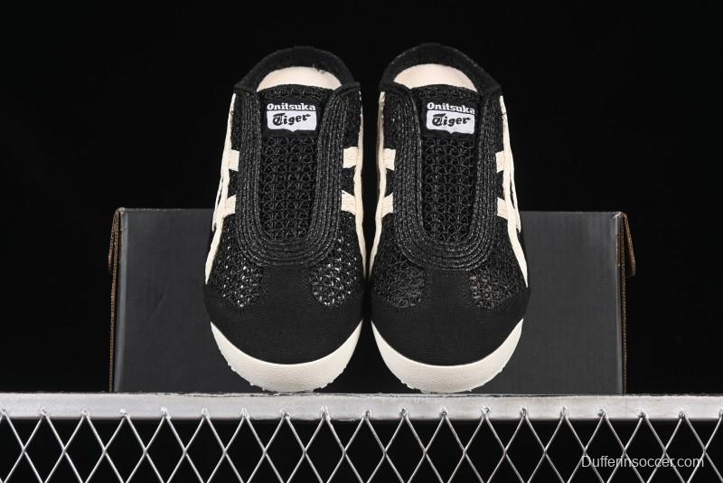 Onitsuka Tiger Mexico 66 Sabot Slip-On Shoes with Breathable Mesh Upper - 1183C123-001