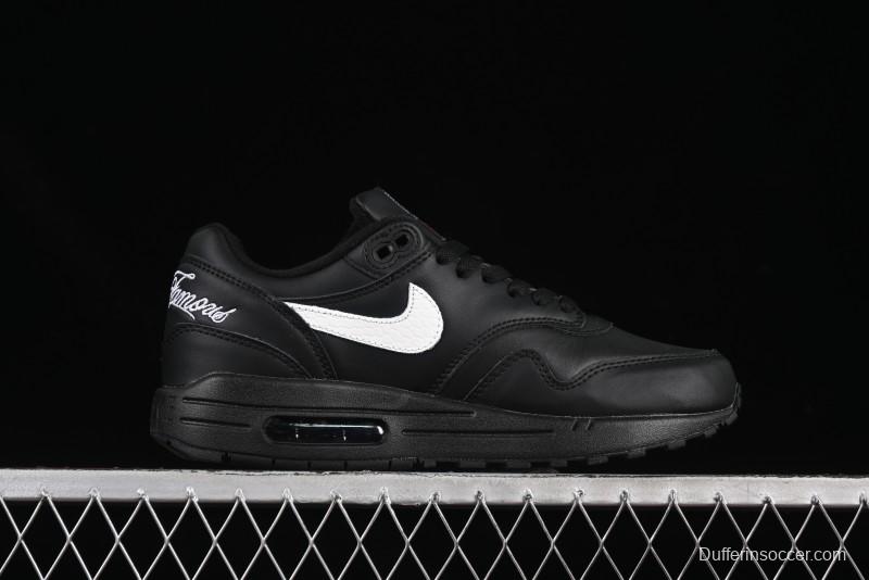 Nike Air Max 1 Retro Running Shoes with Half-Sole Air Cushion - HF8813-001