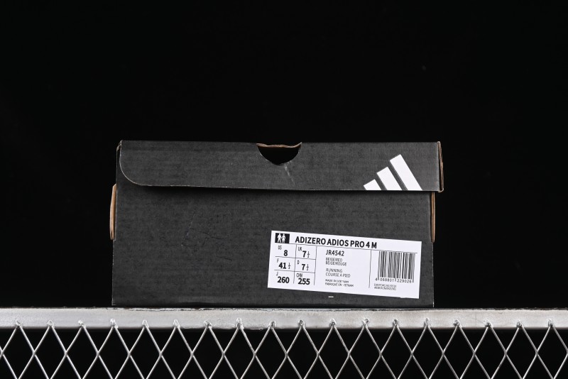 Adidas Adizero Adios 4 Running Shoes Lightweight Breathable Low-Top - JR4542