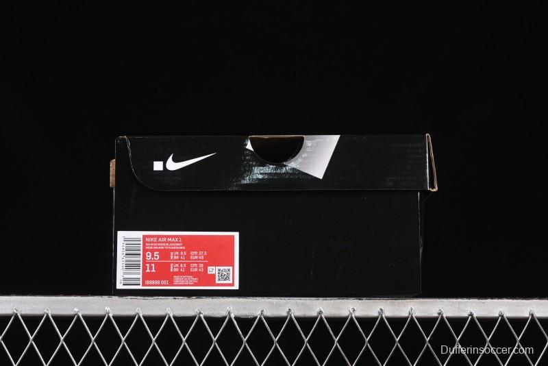 Nike Air Max 1 Retro Running Shoes with Half-Sole Air Cushion - IB9898-001