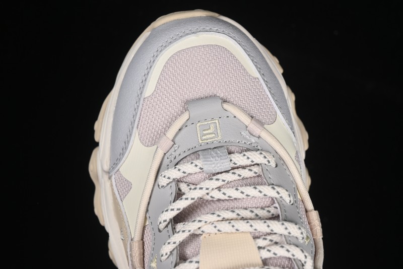 Fila Heritage Fluid Cat Claw 5.0 Vintage Dad Shoes with Lace-Up Design - F12W412105FLV