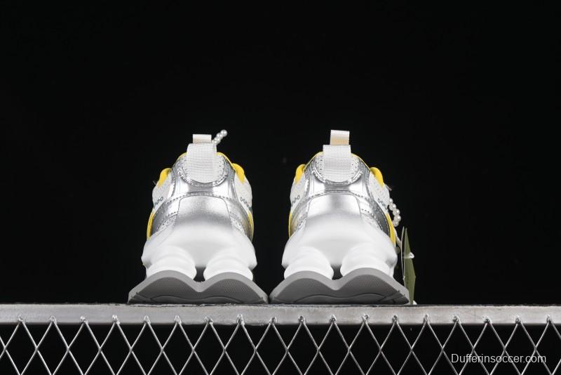 GG-CC Star-Designed Lace-Up Hollow-Out Chunky Sneakers with 5cm Height Boost - G25X269