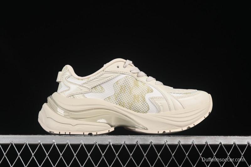 New York Yankees MLB Chunky Curve Runner Monogram Thick Sole Casual Running Shoes - 3ARNSPL5N50BGL