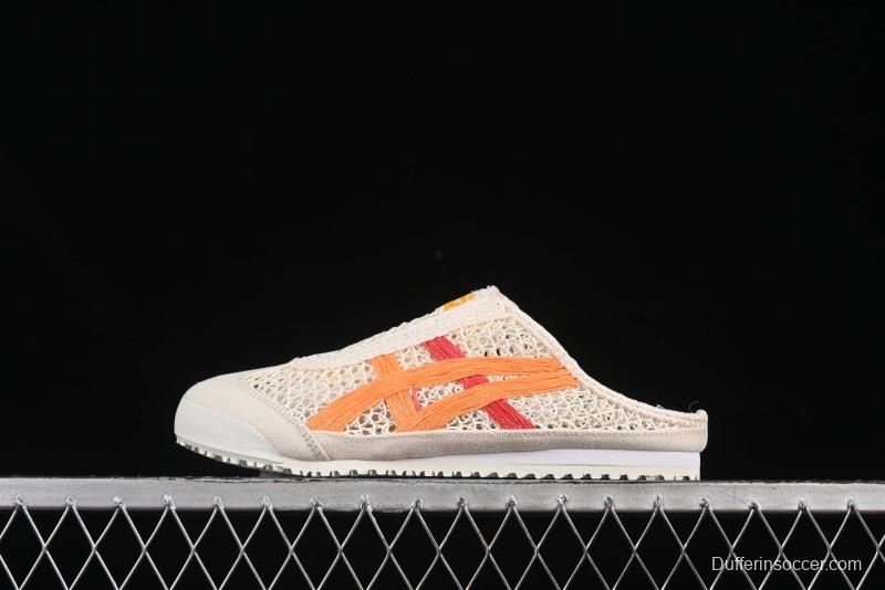 Onitsuka Tiger Mexico 66 Sabot Slip-On Sneakers with Breathable Mesh Upper - 1183A707-106