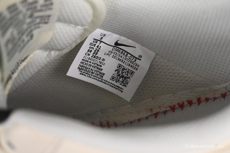 Nike Air Force 1 '07 Low Stussy Collaboration Black Diamond Lace-Up Casual Sneakers - DM6868-073