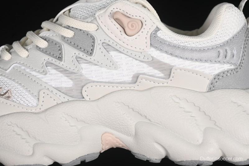 Fila Fusion Fern 2.0 Retro Chunky Sneakers with 3CM Height Increase - F12W511101FCF