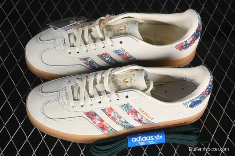 Adidas Originals Gazelle Indoor Retro Casual Slip-Resistant Wear-Resistant Low-Top Sneakers - JH7370