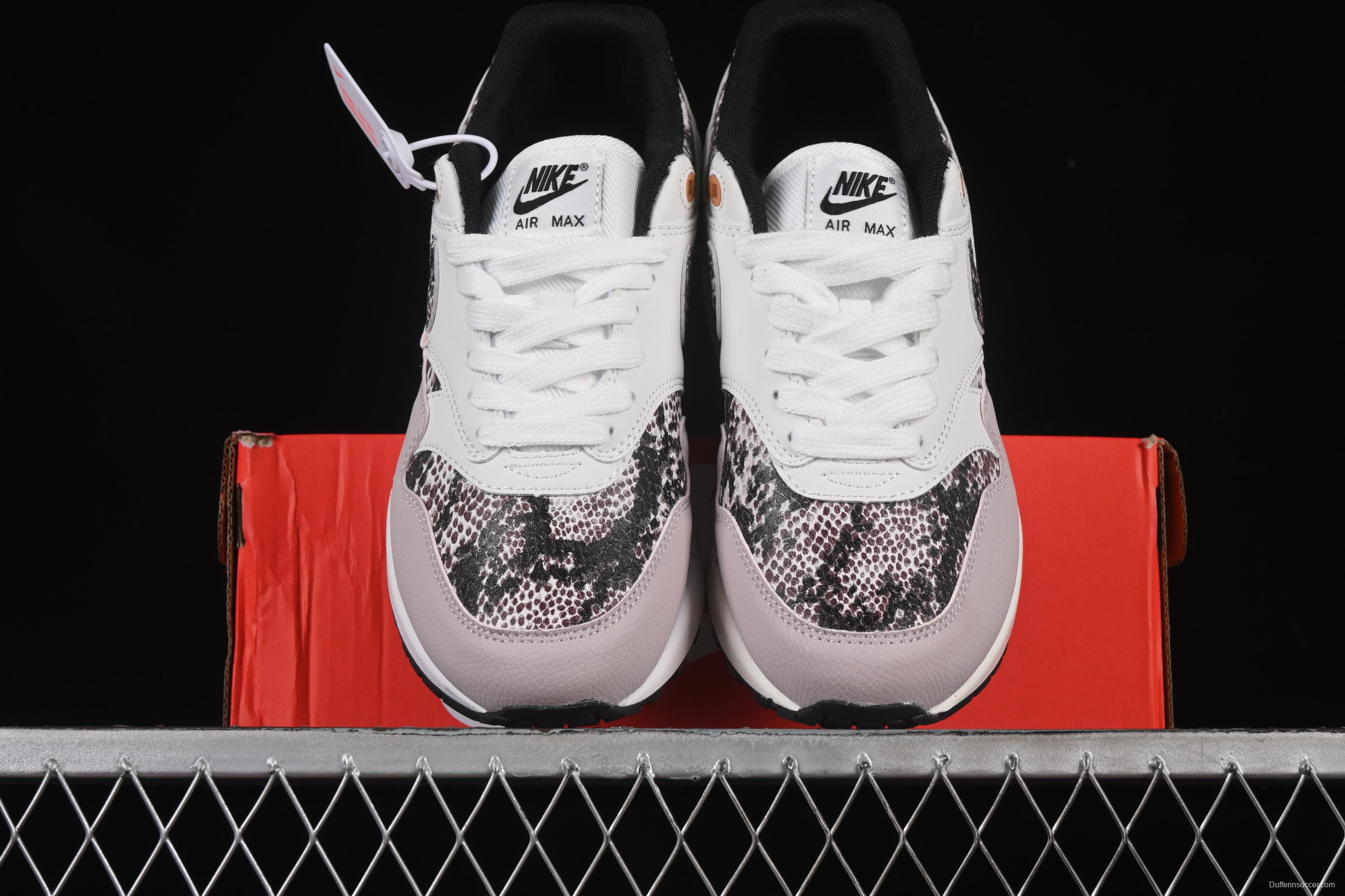 Nike Air Max 1 Retro Running Shoes with Half-Sole Air Cushion - HF5338-100