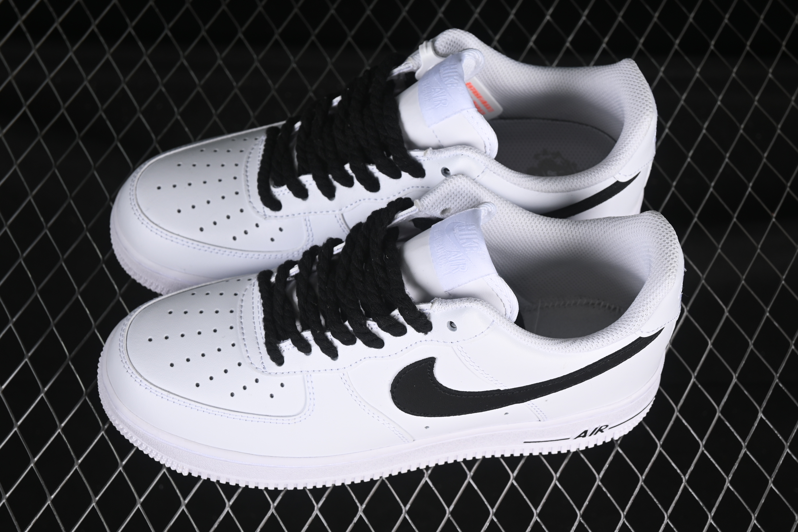 Nike Air Force 1 '07 Low White Black Hemp Casual Sneakers - ZH0316-072