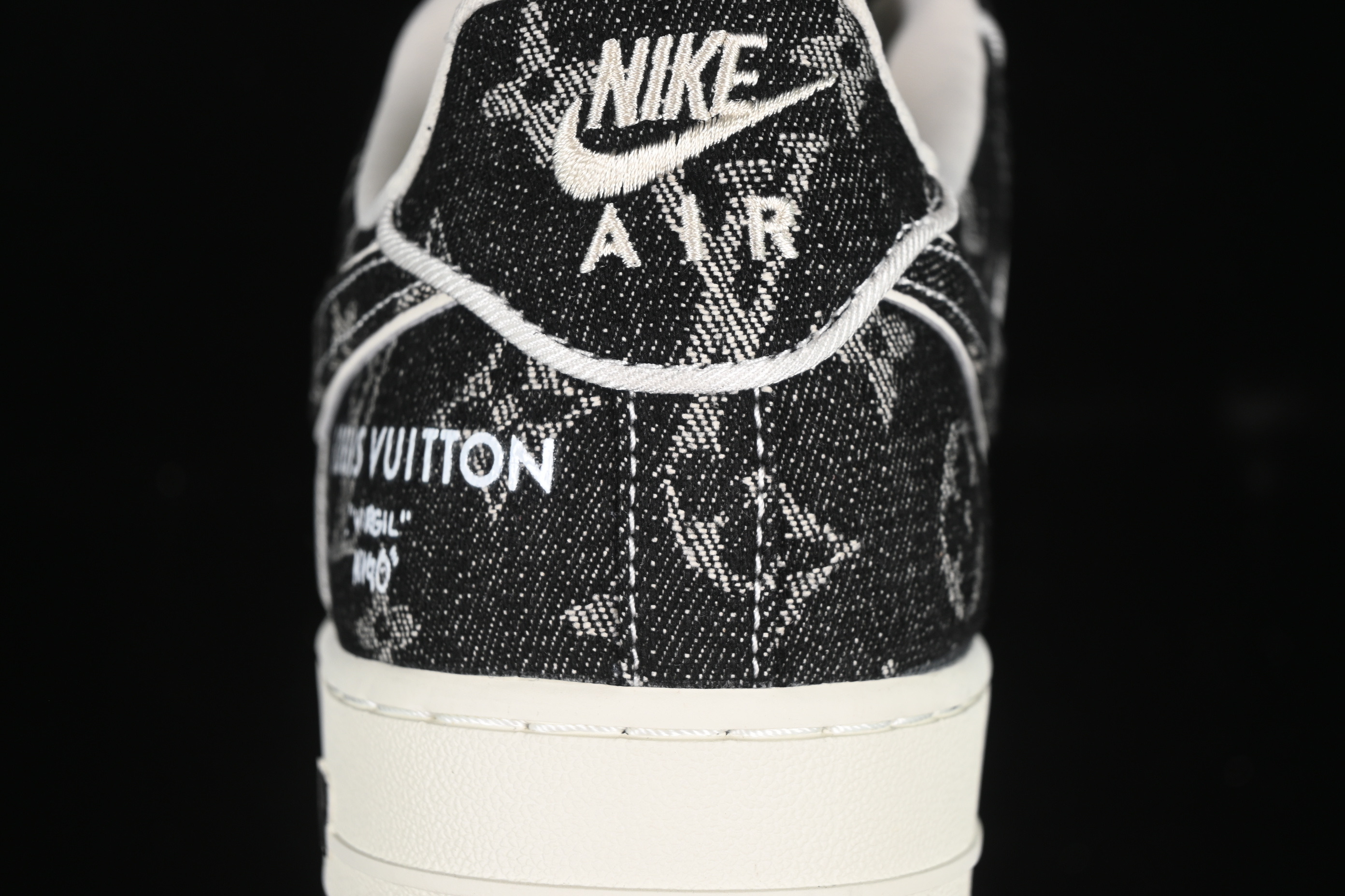 Nike Air Force 1'07 Low LV Collaboration Dark Denim Low-Top Casual Sneakers - SC9207-531