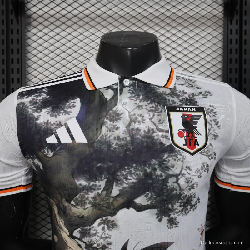 Player Version 2025 Japan White with Dragon Ball Nature Scene Jersey