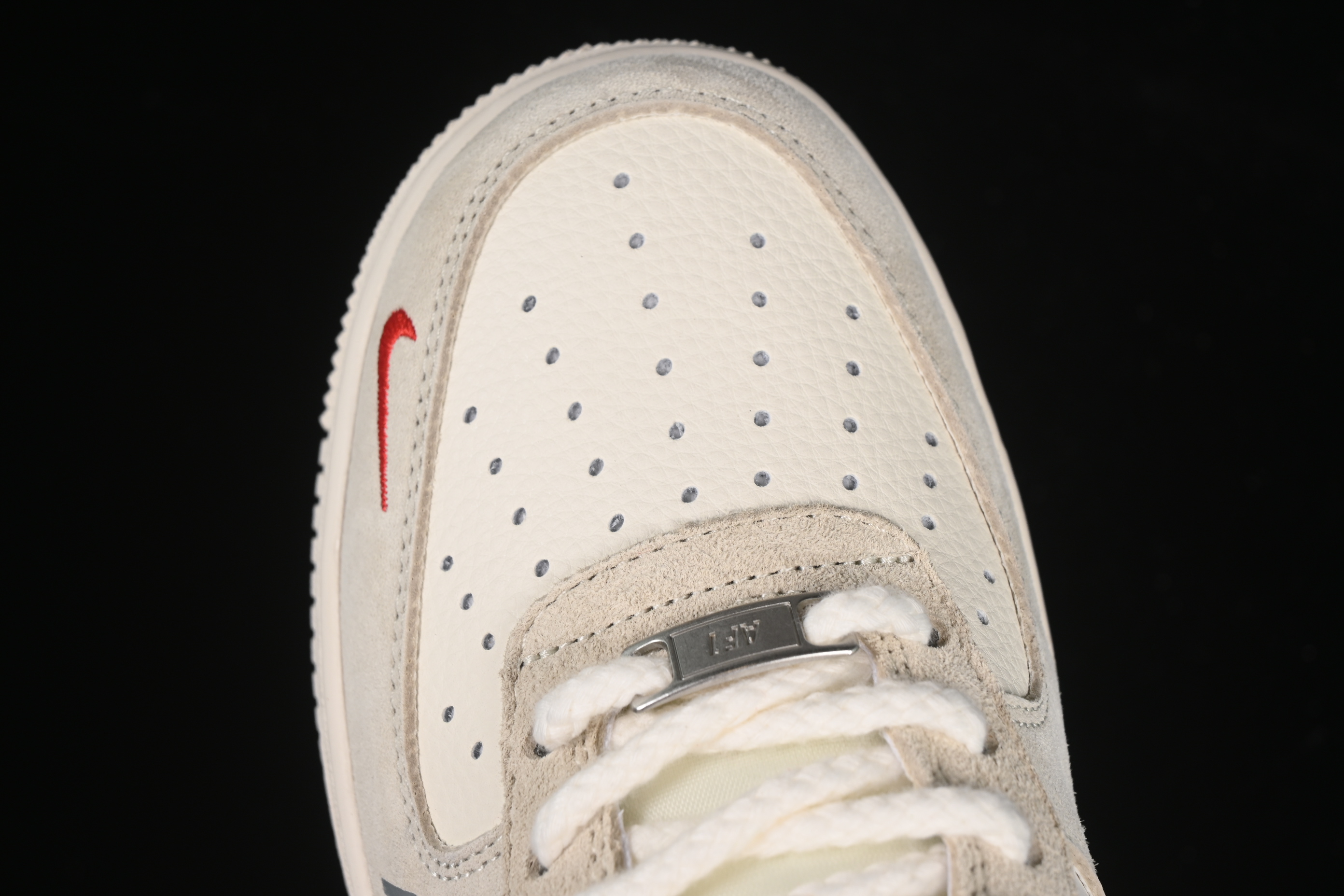 Nike Air Force 1 '07 Low The North Face Collaboration Dual-Tone Grey Casual Sneakers - YX5066-311