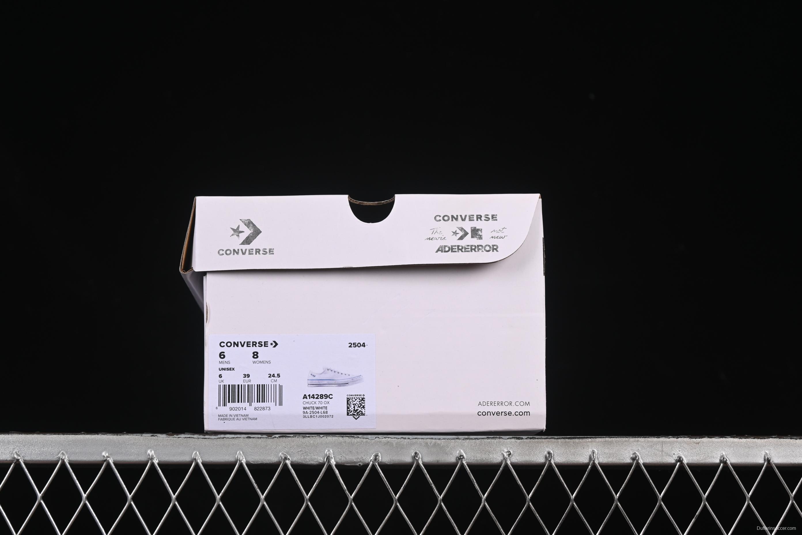 Ader Error x Converse Low-Top Casual Canvas Sneakers with Special Pattern Print - A14289C