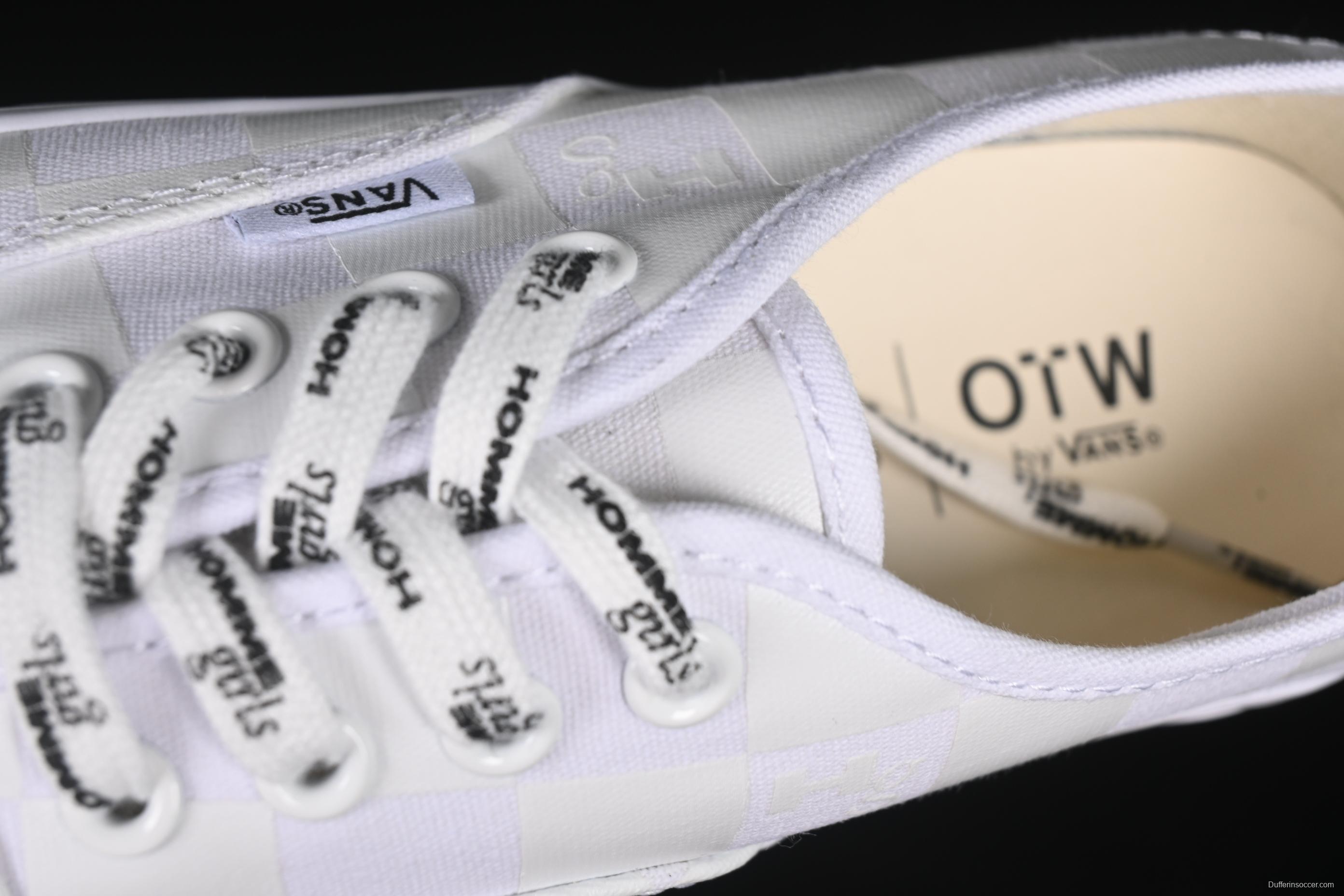 Vans Authentic 44 DX Checkerboard Slip-On Skate Shoes - VN000EEUCCZ