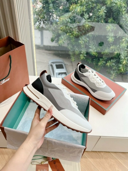 2024 Unisex Le Parmentier White Grey Black Knitted Casual Shoes Top Version MJ00340