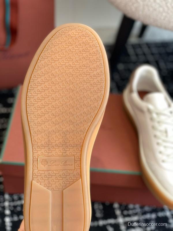 2024 Unisex LP White Beige Leather Suede Plimsolls MJ00320