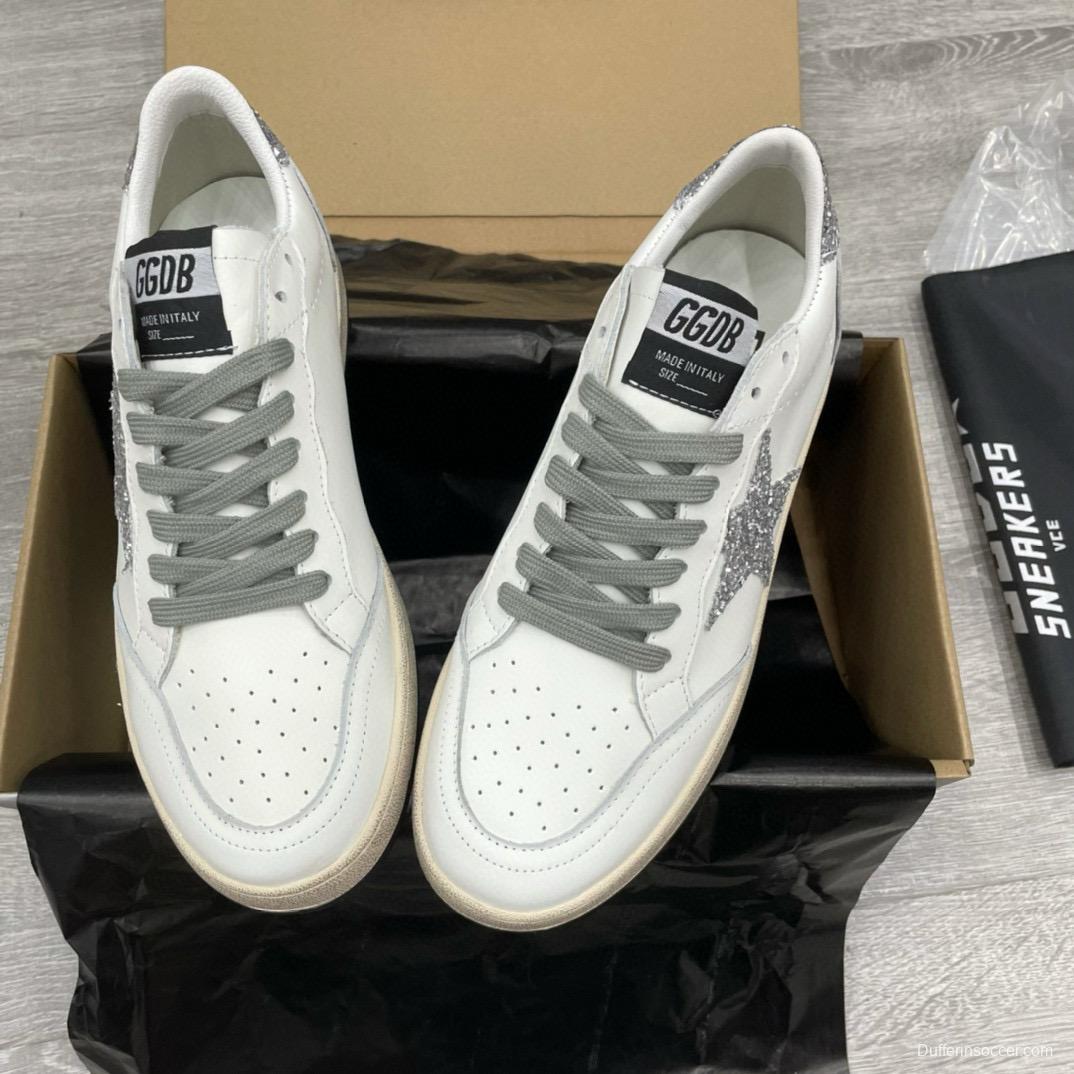 2024 Unisex GGDB White Grey Leather Sneakers MJ00260