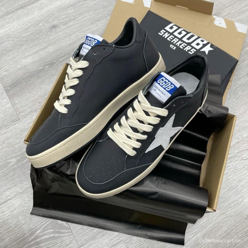 2024 Unisex GGDB Black White Leather Sneakers MJ00260