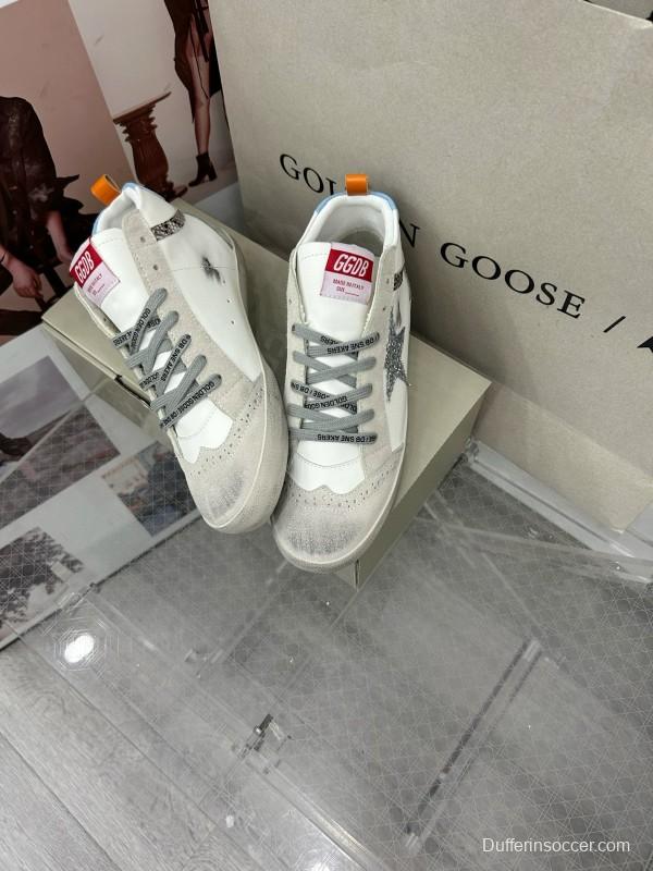 2024 Unisex GGDB White Grey Suede Leather High-Top Sneakers MJ00300