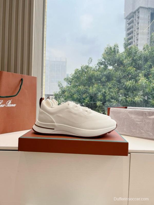 2024 Unisex Le Parmentier White Knit Top Version Thick Sole Casual Shoes MJ00340(F)