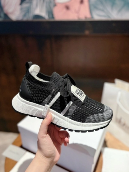 2025 Unisex Dior Black Grey Flyknit Sneaker LY00260