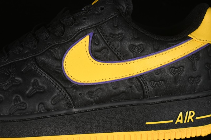 Nike Air Force 1 '07 Low Kobe Full-Grain Leather Casual Sneakers - HV5122-001