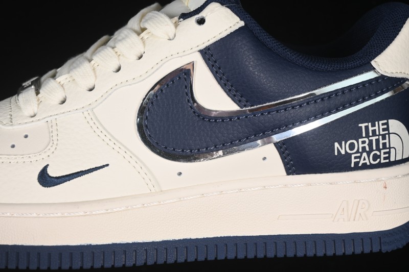 Nike Air Force 1'07 Low North Face Collaboration Dark Blue Sole Casual Sneakers - ZH2598-318