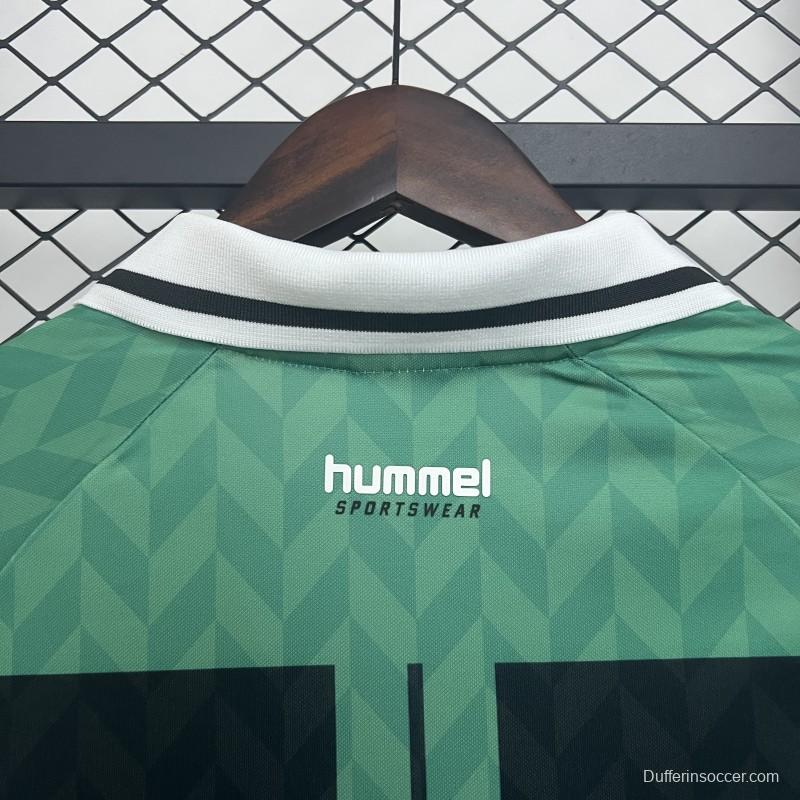 25/26 Real Betis Green with Black Vertical Stripes Jersey