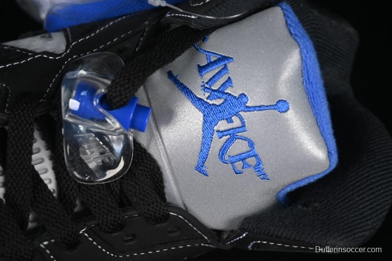 Nike Awake NY x Air Jordan 5 Black Metallic Basketball Shoes - DV4982-004