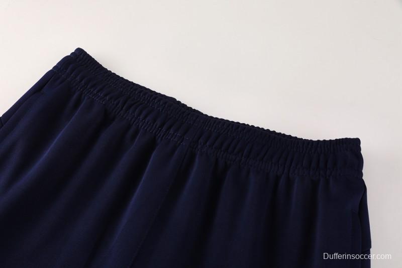 25/26 Barcelona Navy/Orange Full Zipper Jacket +Long Pants