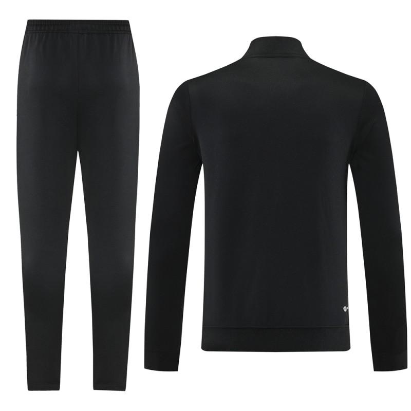 2025 Adidas Black/Grey Full Zipper Jacket +Long Pants